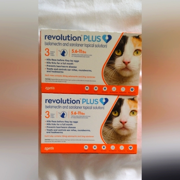 Cat Feline Revolution Plus Topical Flea Tick Heartworm Prevention